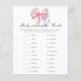 Boog babyshower - Baby rond de wereld