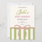 Boog babyshower kaart (Voorkant)