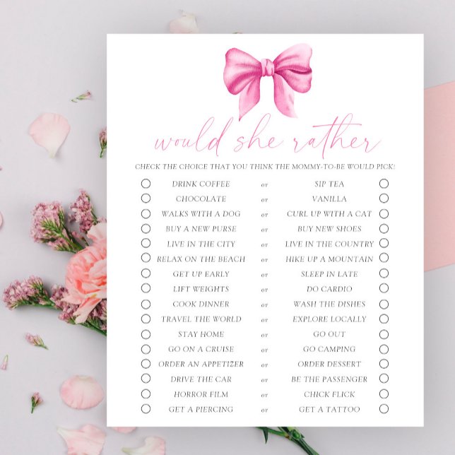 Boog babyshower Zou Ze Liever spel (Creator heeft geüpload)