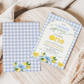 Boog Blauwe Citroen Onze belangrijkste Squeeze 1e  Kaart