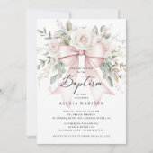 Boog & Bloesem Doop Uitnodiging (Voorkant)