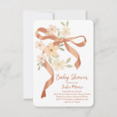 Boog Boeket Baby Shower Kaart (Voorkant)