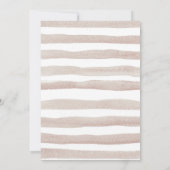 Boog Boho Pompoen en Pampas Grass Baby shower Kaart (Achterkant)