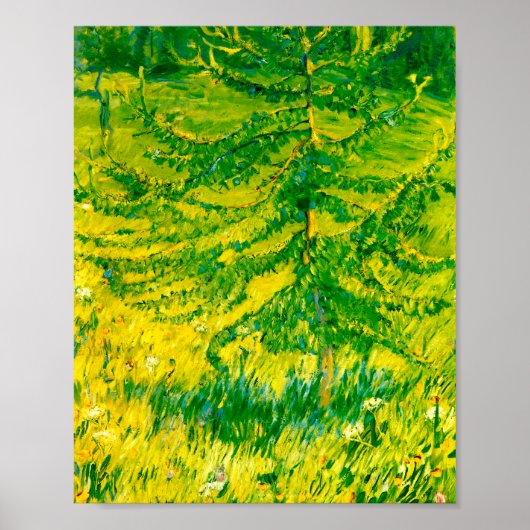 Boog bomen schilderij door Franz Marc Poster (Voorkant)