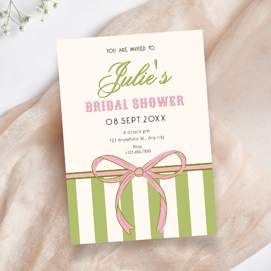 Boog bruidsshower kaart
