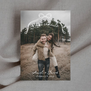 Boog Bruiloft Bewaar de datum Save The Date