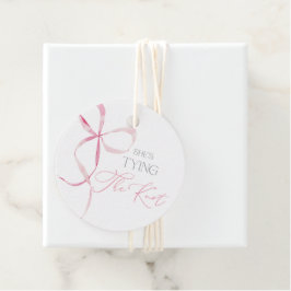 Boog bruiloftsfeest cadeau etiketten