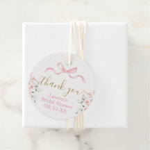 Boog Bruiloftsfeest Favor Tags