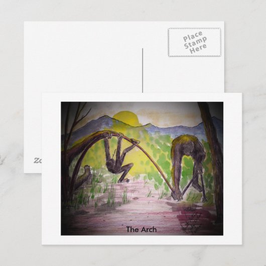 Boog, de Arch Briefkaart (Voorkant / Achterkant)