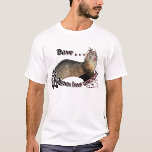 Boog......de koningin is binnen. t-shirt (Voorkant)