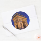 boog de triomphe ronde sticker (Envelop)