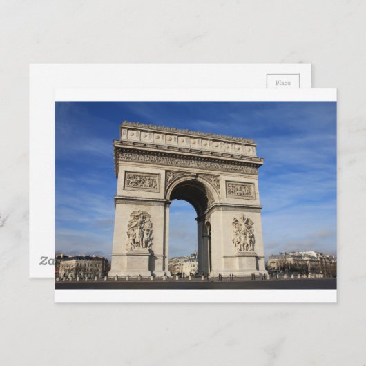 boog de triumph briefkaart (Voorkant / Achterkant)