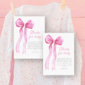 Boog elegant baby boek aanvraag informatiekaartje