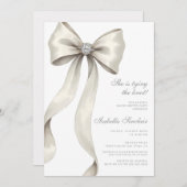 Boog en Ring Ze bindt de knoop Bachelorette Kaart (Voorkant / Achterkant)