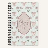 Boog en Roos Coquette Bullet Journal Notitieboek (Voorkant)