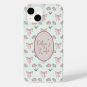 Boog en Roos Coquette Case-Mate iPhone Case (Achterkant)