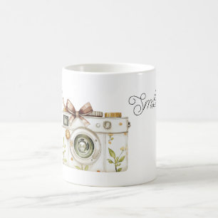 Boog Gele Bloemen Camera Koffiemok