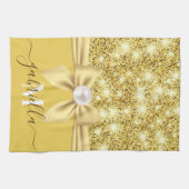 Boog Glitter en Parel Theedoek (Horizontaal)