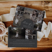 Boog | Grijze Klasse van 2024 Multi Photo Afstuder Aankondiging