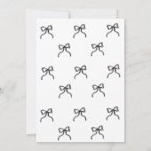 Boog hand geïllustreerd Koppel douche uitnodiging (Achterkant)