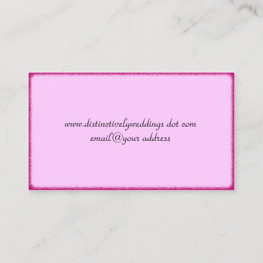 Boog hartlijntje visitekaartje (Achterkant)