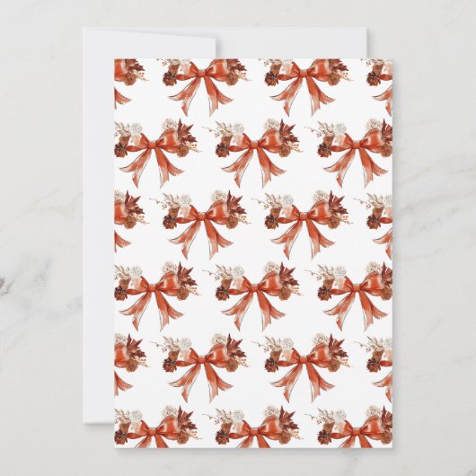 Boog Herfst Verliefd op Baby Baby shower Kaart (Achterkant)