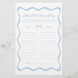 Boog Iets Blauw Vrijgezellenfeest Leeftijd Gissen 