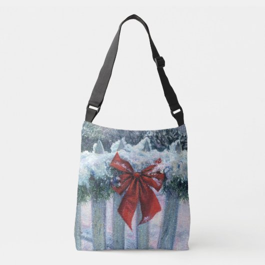 "Boog in de sneeuw" Canvas tas (Voorkant)