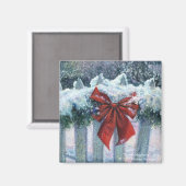 "Boog in de sneeuw" magneet (Voorkant / Achterkant)