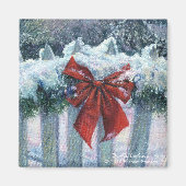 "Boog in de sneeuw" magneet (Voorkant)