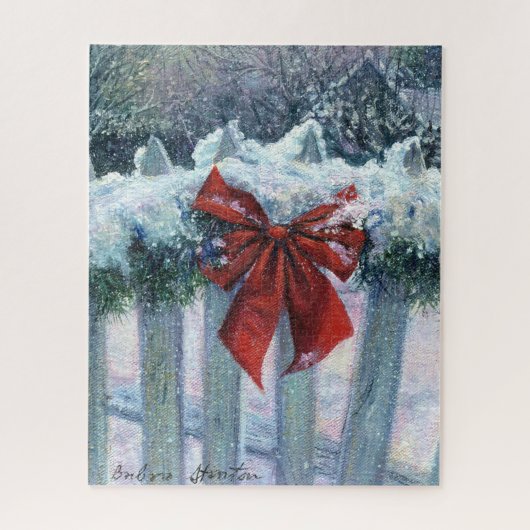 "Boog in de sneeuw" puzzel (Verticaal)