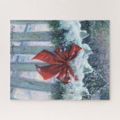 "Boog in de sneeuw" puzzel (Horizontaal)