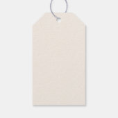 Boog ivoor parels Doop DIY Cadeaulabel (Achterkant)