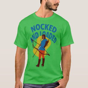 Boog jaagpijl en Archery Quote Design Archery T-shirt