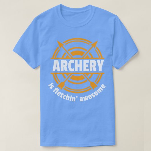 Boog jaagpijl en Archery Quote Design Archery T-shirt (Design voorkant)