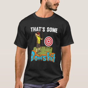 Boog jaagpijlen en aardewerk met notaris t-shirt