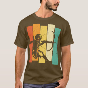Boog jacht geschenken Retro boogschieten T-shirt