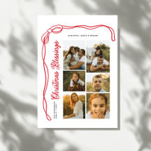 Boog Kerstwensen Script Familie 6 Foto's