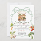 Boog lokaal geteeld Fresh Market Baby shower Kaart (Voorkant)