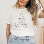Boog Meisjes Weekend Modern Script Bachelorette T-shirt