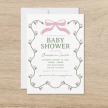 Boog met Flower Vine Baby shower