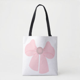 Boog met knoop Canvas tas
