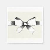 Boog met lint papieren servetten (Voorkant)