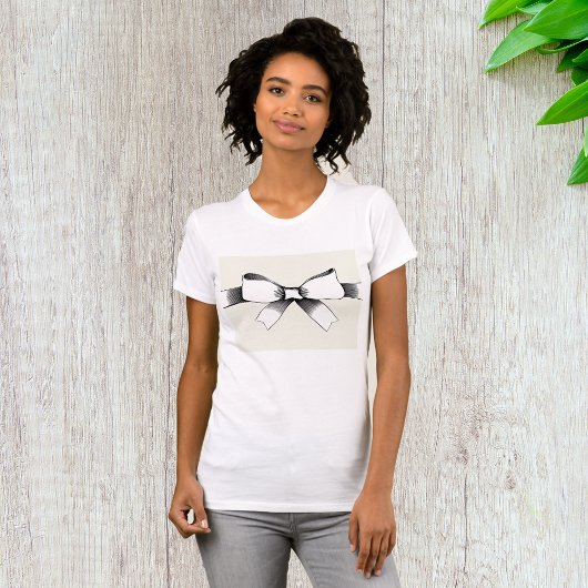 Boog met lint vrouwen T-shirt