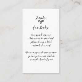 Boog Modern Minimalistisch Neutraal Baby shower Informatiekaartje