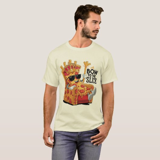 Boog naar de slice t-shirt (Voorkant volledig)