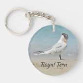 Boog naar Royalty-fotografische Royal Tern Fun Bea Sleutelhanger (Voorkant)