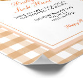 Boog onze kleine Cutie Pie Baby Sock spel Poster (Hoek)