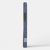 Boog op blauw denim Case-Mate iPhone case (Achterkant / Rechts)
