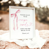 Boog recept Kaarten teken | Vrijgezellenfeest Rece Poster